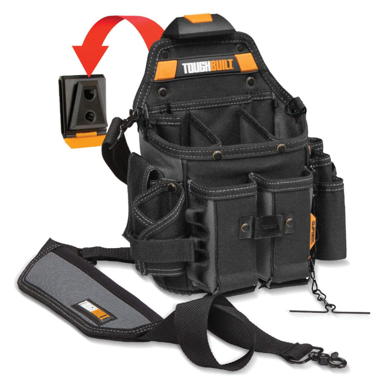 Toughbuilt - Majstorska električarska torbica sa pojasom za rame TB-CT-114