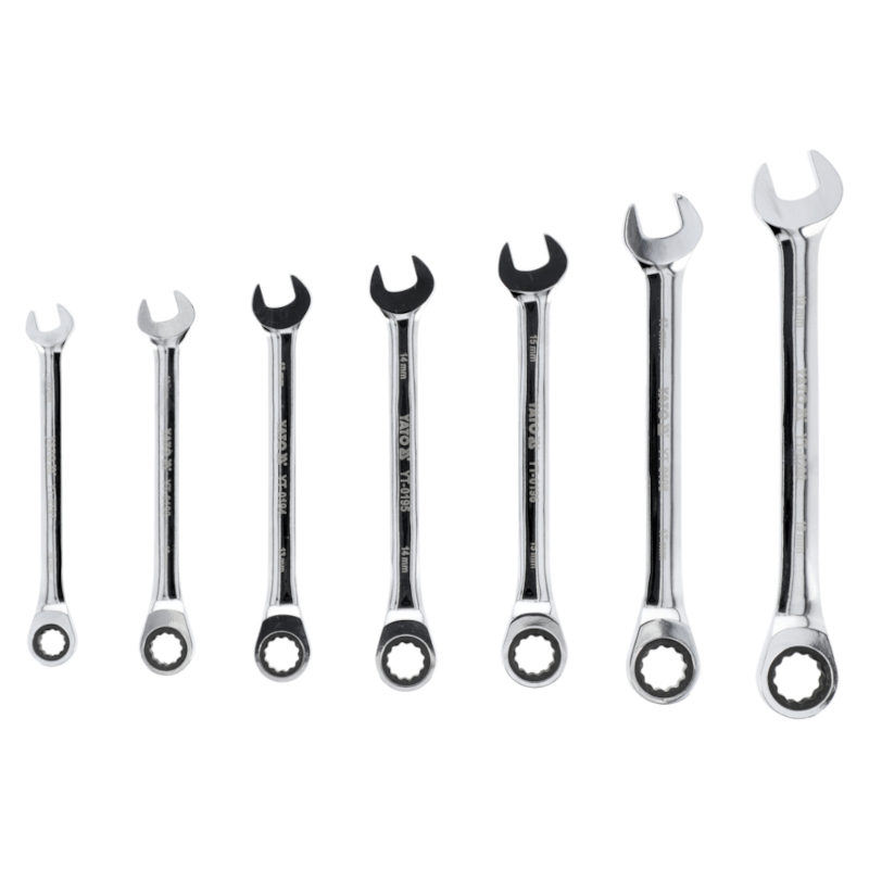 Yato - Set okasto vilastih ključeva brzih 10-19mm 7-delni - YT-0208