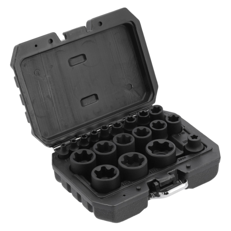 Yato - Set nasadnih Torx plus ključeva 1/2", 1/4" i 3/8" EP4-EP32 19-delni YT-05197 - YT-05197