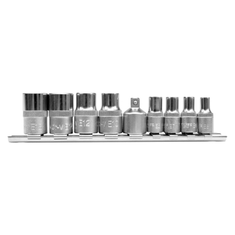 Yato - Set nasadnih Torx ključeva 1/4" i 3/8" E5-E16 9-delni YT-0520
