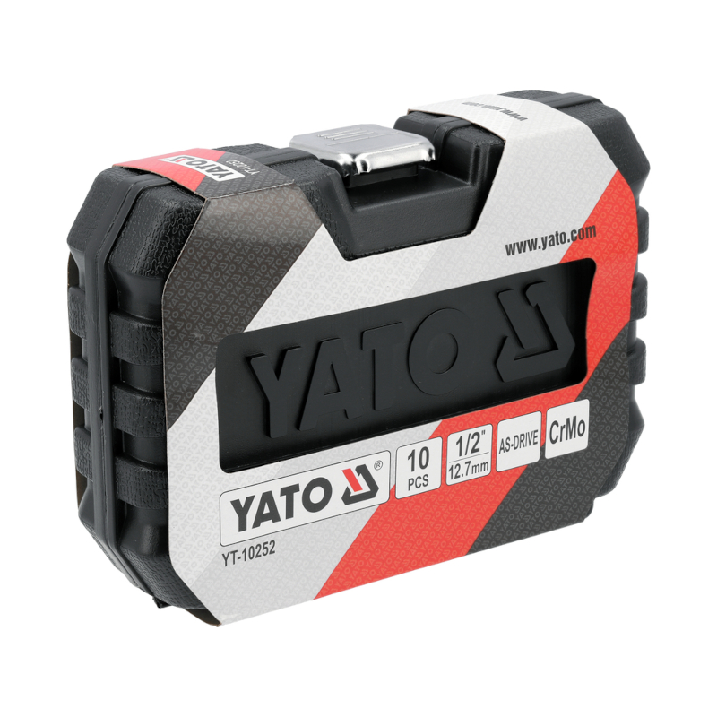 Yato - Set nasadnih ključeva udarnih kovanih 1/2" 10-27mm 10-delni - YT-10252