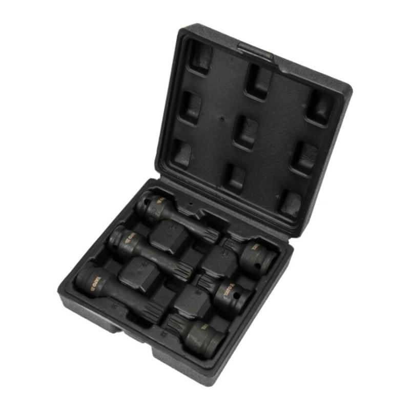Yato - Set nasadnih ključeva udarnih kovanih ZX 1/2" M14-M18 6-delni - YT-10652