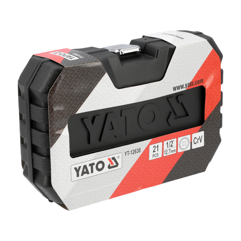 Yato - Set nasadnih ključeva dvanaestougaonih 8-36mm 21-delni - YT-12630