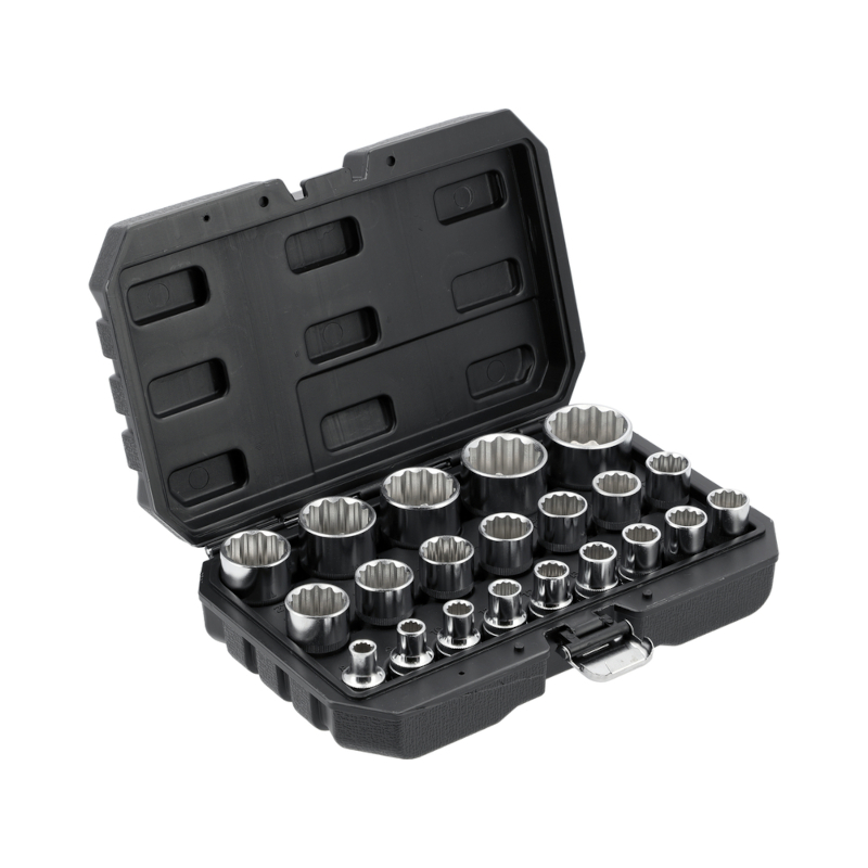 Yato - Set nasadnih ključeva dvanaestougaonih 8-36mm 21-delni - YT-12630