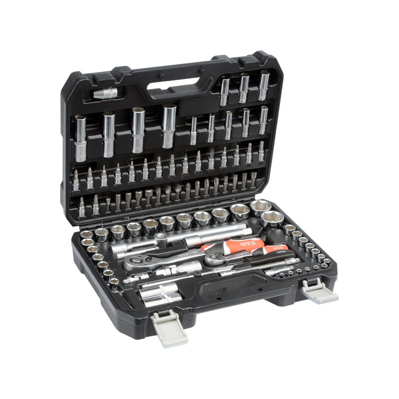 Yato - Set nasadnih ključeva 1/2" i 1/4" sa čegrtaljkama 94-delni - YT-12681