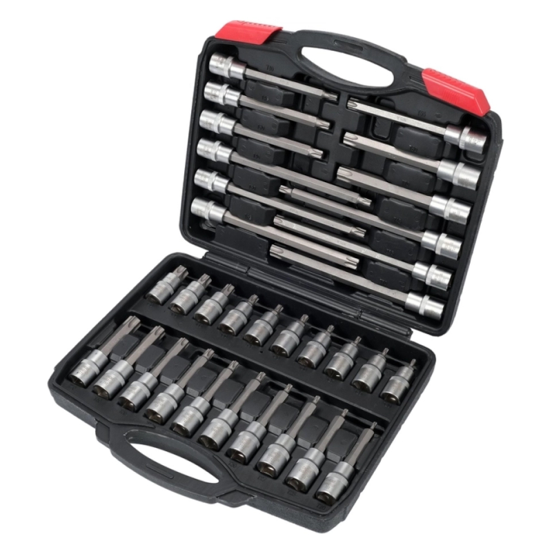 Yato - Set nasadnih ključeva Torx 1/2" T20-T70 32-delni YT-77541 - YT-77541