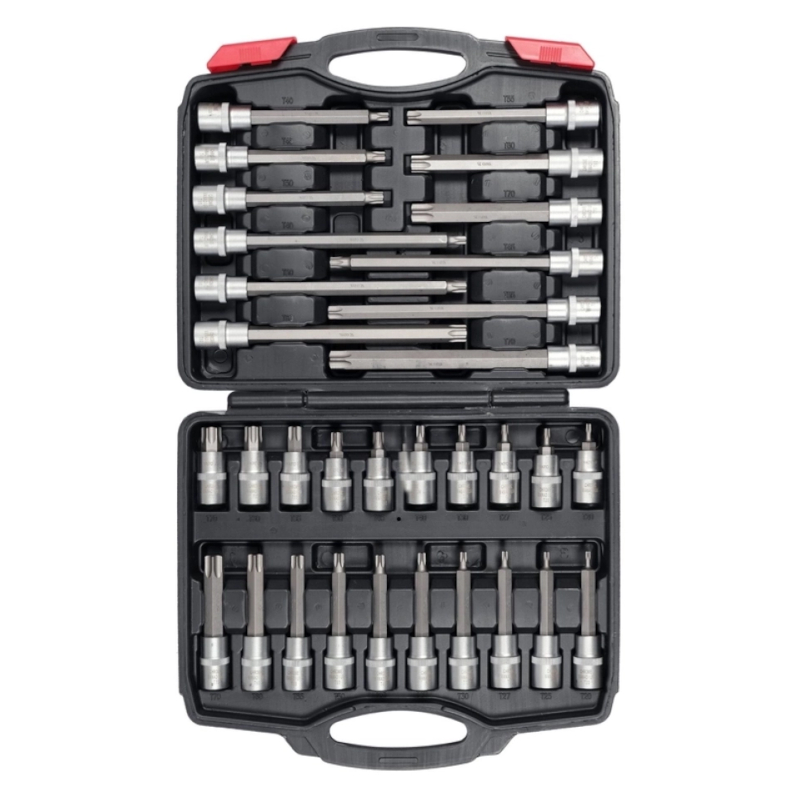Yato - Set nasadnih ključeva Torx 1/2" T20-T70 32-delni YT-77541