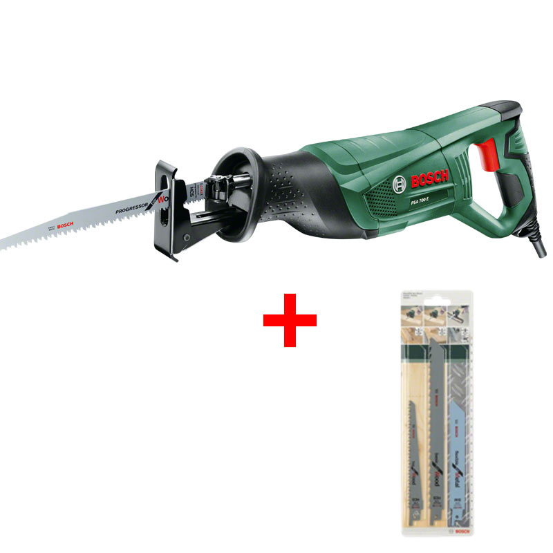 Bosch-zeleni - Univerzalna testera PSA 700 E + 3 lista testere