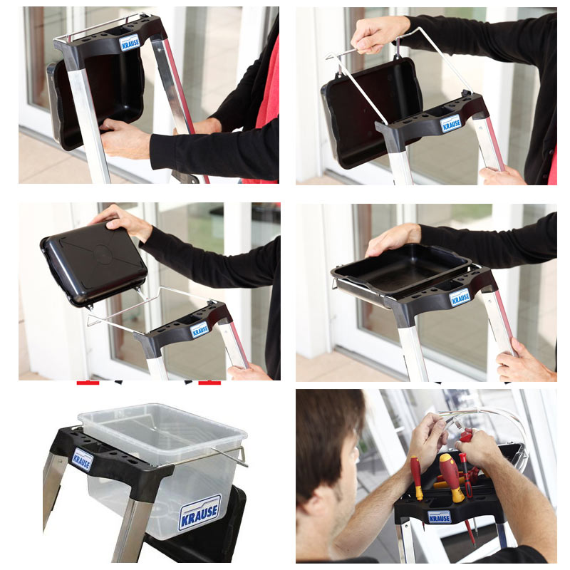 KRAUSE - Stepenaste merdevine Secury MultiGrip 3,05m - 126535