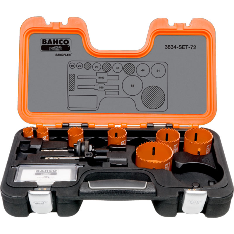 Bahco - Komplet kruna 3834-SET-72