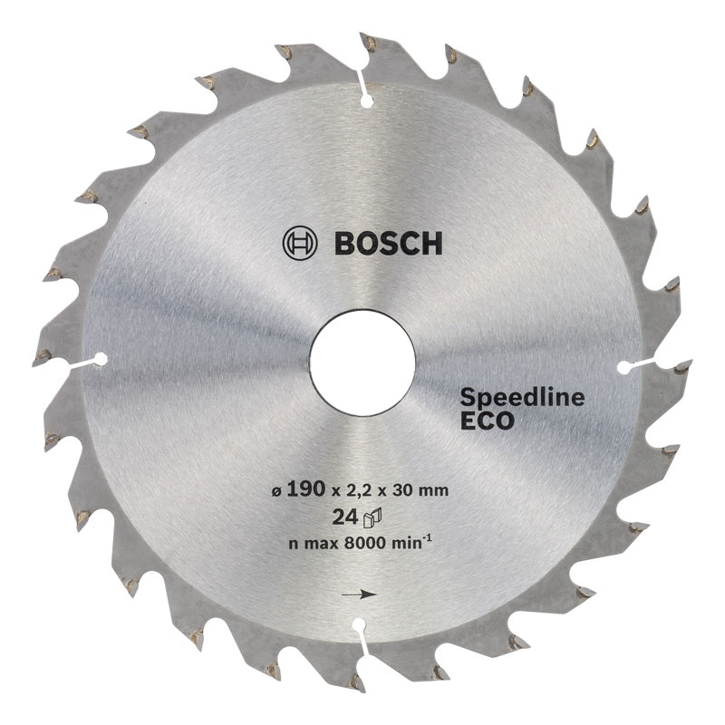 Bosch - List za drvo Speedline ECO 190mm/24z