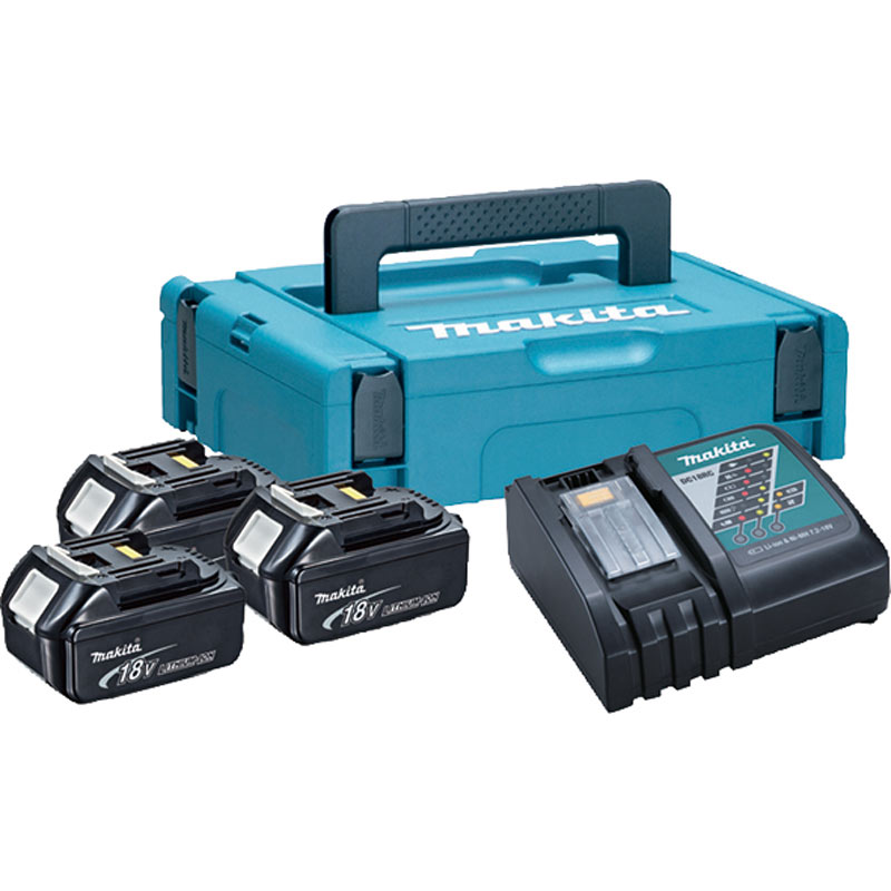 Makita - LXT set  BL1840x3, DC18RC 197495-7