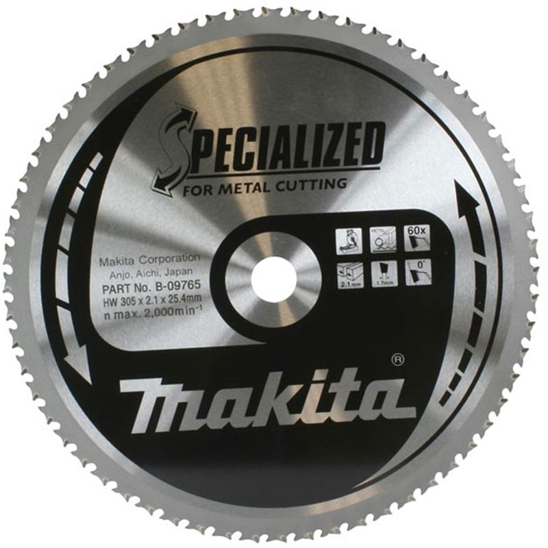 Makita - List za testeru od tvrdog metala, sa 60 zubaca B-09765