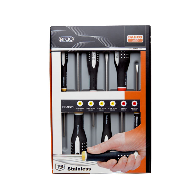 Bahco - Set ERGO odvijača BE-9881I -INOX