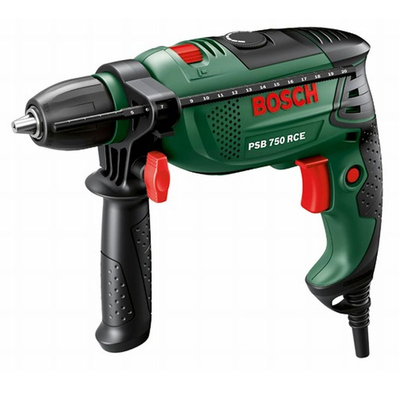 Bosch-zeleni - Vibraciona bušilica PSB 750 RCE