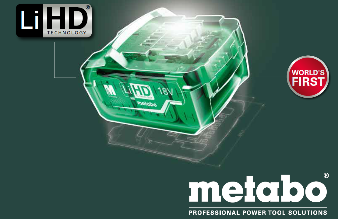 Metabo LiHD - prvi na svetu